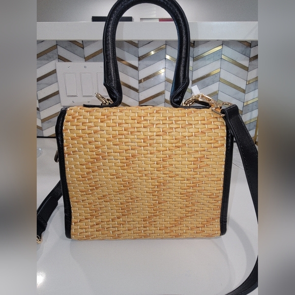 Retro Straw Woven Handbag Women Small Cross Body Bag Shoulder Messenger Satchel - Picture 10 of 11